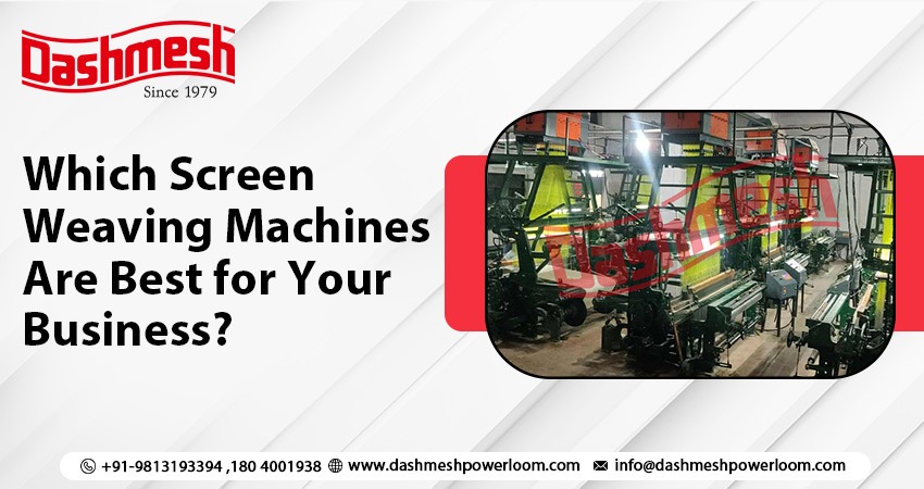 Screen Weaving Machines